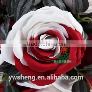 Wholesale Decorative Artificial Two-tone Rose Flower Soap Flower for Festival thumbnail-1