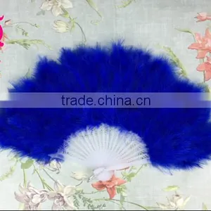 Wholesale Performance Accessory Kids Belly Dance Fan Foldable Plastic Feather Fans Cheap thumbnail-1
