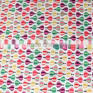 High Quality Garment Fabric Fire Balloon Printed Cotton Fabric thumbnail-2