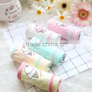 Hot Sale Ice Cream Cotton Underwear Cute Young Girls Panties Briefs Gift Box thumbnail-2