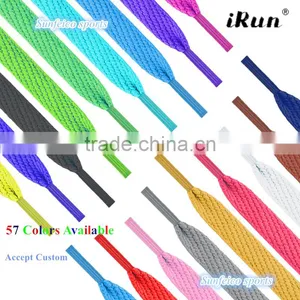Highly Durable Shoelaces~Flat Coloured Shoe/Boot Trainer Laces Multi Colours New Shoelaces~NO MOQ~57 Colors~Accept Custom thumbnail-3