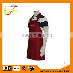 Wholesale Promotional Factory Price Customized Polyester Mixed Professional Chef Apron thumbnail-1