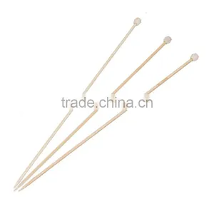 High Quality 3mm Natural Bamboo Single Pointed Knitting Needles 23cm(9") Long thumbnail-3