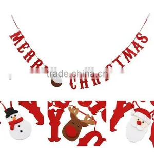 1.2 Meter Felt Merry Christmas XMAS Bunting Garland Party Home Decoration Gift thumbnail-1