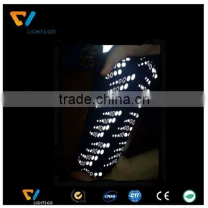 Cheap Glow in the Dark Elastic Film Reflective Logo for Sportsuit thumbnail-1
