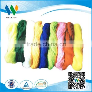 Semi Dull Polyester Hank Yarn 40S/2,50S/3 AA Grade Quality Raw White and Dyed Color Available thumbnail-2