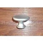 Wooden Screw Fixed Furniture Plastic Pull Knob Used for Cabinet Silver Color thumbnail-1