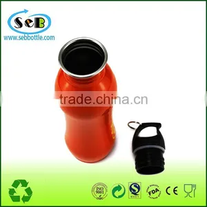 Wholesale 600ml Stainless Steel Outdoor Sports Water Bottle With Climbing Buckle Custom Logo thumbnail-3