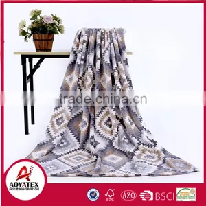 New Design 100% Polyester Super Soft Printed Flannel Blanket for Gift thumbnail-1