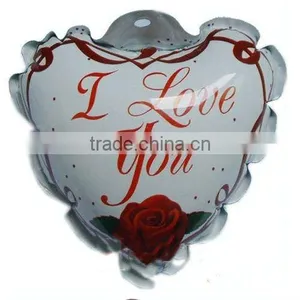Newest Design Heart Shape Auto-inflated Aluminum Foil Balloon thumbnail-1