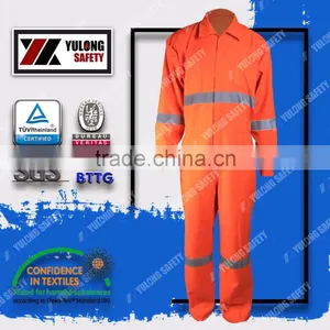 Made in China Orange Fluorescent Flame Retardant Security Guard Uniform thumbnail-3