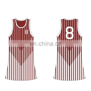 New Style Custom Jersey for Netball in Good Quality thumbnail-2