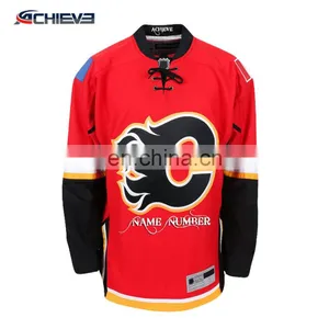 Custom Unique Canada Ice Hockey Jerseys, Wholesale Sublimation Blank Ice Hockey Jerseys thumbnail-1