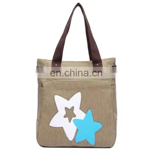 JL Bag17028 2017 Woman Bag Canvas Leisure Star Bag Modern Lady Bag thumbnail-1