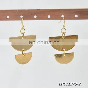 Moon Earring Geometric Earrings Half Circle Earrings thumbnail-5