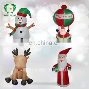 Best Sale Crazy Fun Christmas Inflatable Gift,inflatable Snowman,giant Inflatable Snowman thumbnail-4