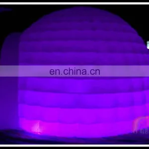 Best Selling Inflatable LED Light Round Kiosk Round Photo Enclosure Spray Portable Booth thumbnail-3