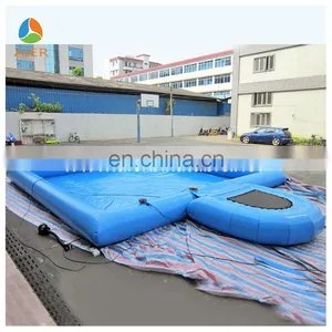 New Design Inflatable Water Pool With Trampolines thumbnail-1