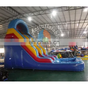 Mini Inflatable Blue Water Slide for Kids,children Slide,ueed Swimming Pool Slide thumbnail-2