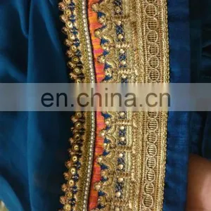 Women's Stylish Party Wear Heavy Resham Embroidery Salwar Kameez Semi Stitched Suits 2017 thumbnail-4
