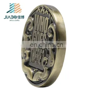 Zinc Alloy Dia Casting American 3d High Relief Souvenir Metal Coin thumbnail-2