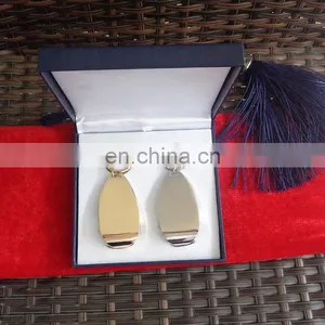 Blank Sublimation Silver & Gold Bottle Opener Keychain With Box Gifts thumbnail-1