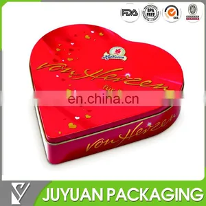 Metal Heart Shape Empty Chocolate Gift Box thumbnail-1
