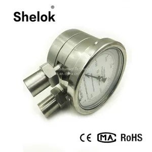 SS 316L High Quality Gas, Liquid, Air Differential Pressure Gauges, Pressure Meters thumbnail-3