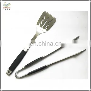 High Quality Stainless Steel Barbecue Tool Food Tong Bbq Tools Set thumbnail-1