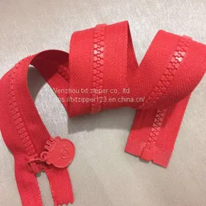 TXT Brand #5 Plastic Zipper With Normal Teeth Two Way Open End High Quality and Low Price Garment Accessories thumbnail-3