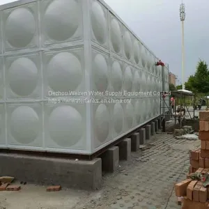GRP FRP SMC Insulation Sectional Panel Water Tank thumbnail-1