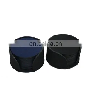 Multifunctional Soft Pvc Coaster Promotional Absorbent Custom Round Hexagon Polyester Wool Tea Cup Pad Felt Ball Coasters thumbnail-3
