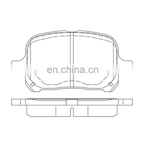 Brake Pads for TOYOTA OE D707 GDB3248 D2166 AN-465WK 04465-33130 thumbnail-1
