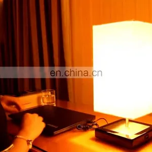 Drop Shipping Retail DC5V Touch LED Vintage Table Lamps USB Charge Port Night Lighting for Bedroom Children Room thumbnail-1