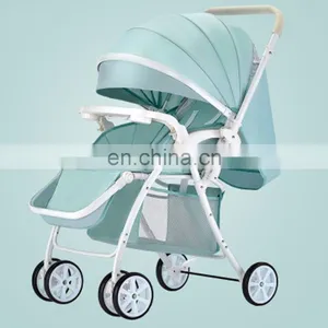 Cheap Baby Stroller Stainless Steel Frame Oxford Canopy Good Baby Pram thumbnail-3