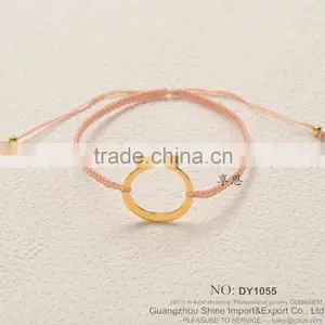 2015 New Fashion Bangle Cotton Paraffined Rope Woven Bracelet thumbnail-3