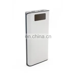 Oem Logo Print Power Bank 2000mah Usb Port Plastic Power Charger With Led Screen Display thumbnail-3
