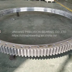 Double Row Four Point Contact Ball Slewing Bearing With Teeth 4548.6x3970x187mm for Heavy Duty Industry Machine thumbnail-1