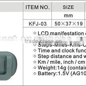 Hot Sale Cocet Cheapest Pedometers for Kids Multifunction Digital Soccer Accelerometer Pedometer Health Care Pedometer thumbnail-3