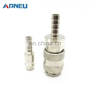 European Standard EU Euro Type Pneumatic Fitting Quick Coupling Connector Coupler For Air Compressor 6mm 8mm 10mm Hose Barb thumbnail-4