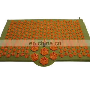 Top Selling Products Dyed Cotton Canvas Made Up Of Acupressure Lotus Spike Mat Indian Manufacturer and Supplier thumbnail-2