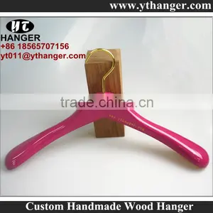 IMY-540 Red Wooden Custom Logo Hangers for Bulk thumbnail-2