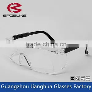 Clear HD Vision CE EN166 Eyes Protection Working Chemistry Glasses Anti-plash Painting Safety Goggle thumbnail-1
