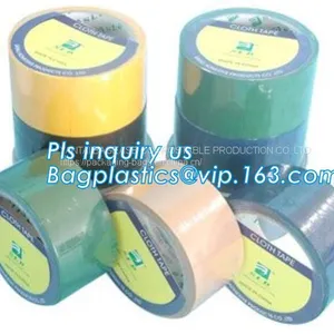Flame Retardant Vehicle Reflective Tape Vinyl Tape BOPP Packing Tape For Packaging Yellow, Blue, Pure White thumbnail-3