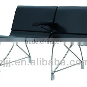 Public High Quality Stainless Steel 304 Lounge Chair Waiting Chair H60 thumbnail-1