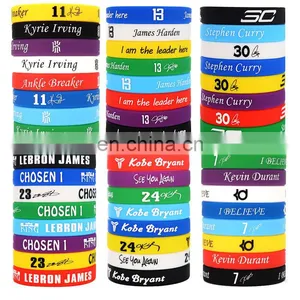 Eco Friendly Rubber Wrist Bands Wristband Silicon Bracelet Custom Logo Silicone Wristband thumbnail-2