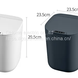 Automatic Induction Charging Belt Cover Household Kitchen Living Room Electric Induction Trash Can（Wechat:13510231336） thumbnail-1