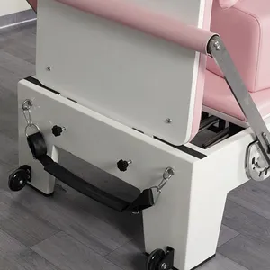 White Painted Oak Pink Pilates Reformer thumbnail-3