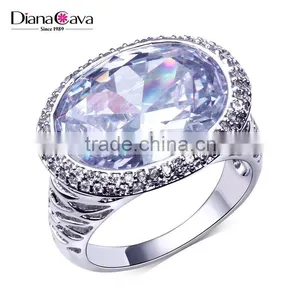 Lead Free Wedding Accessory Top AAA Quality Cubic Zirconia Anniversary Ring thumbnail-1