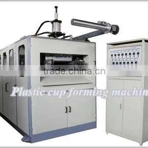 Full-automatic Plastic Cup Producing Machine and Plastic Lid Forming Machine thumbnail-2